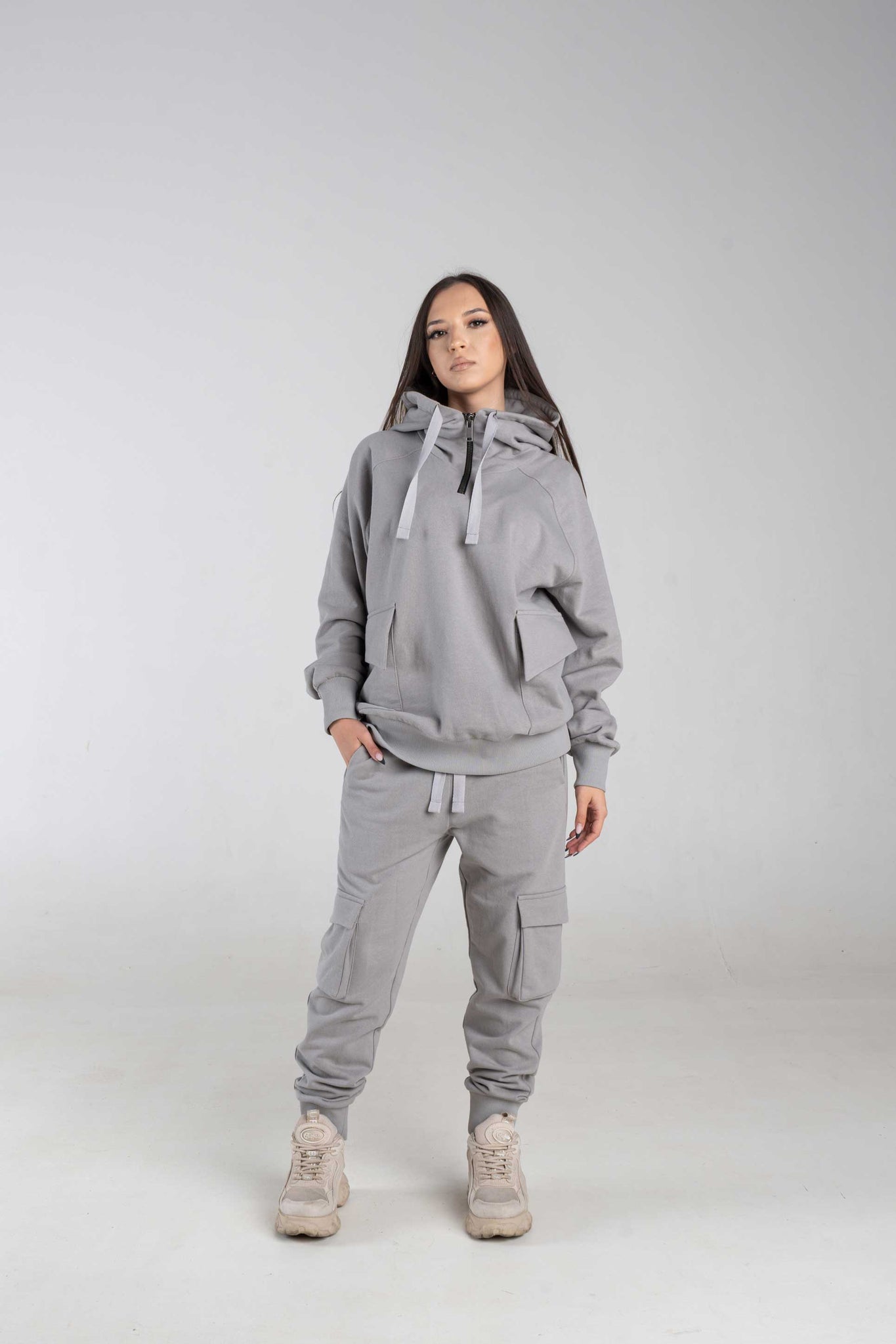 SWART W - Compleu din Bumbac Oversize - Renè The Brand